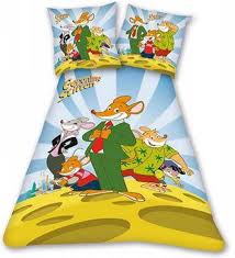 Geronimo Stilton dekbedovertrek 140x200cm katoen