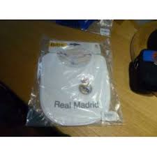 Real Madrid 2 bavetten 1 wit en 1 paars