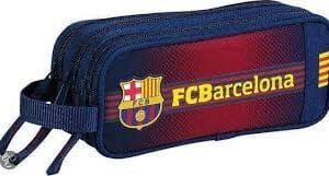 Barcelona pennzak 3 ritsen ref 811325706 22x9x5cm en gevuld met stiften en schrijfgerief