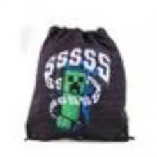 Minecraft zwemzak zwart ref MF4480_926 40X31cm