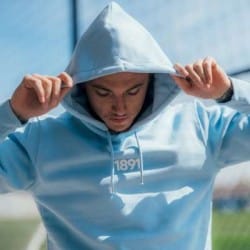 Club Brugge hoodie licht blauw