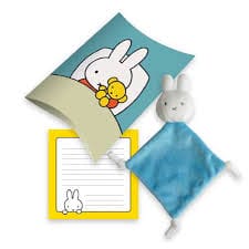 Nijntje kleine knuffeldoekje met blauw
