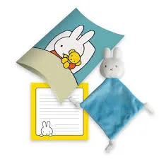 Nijntje kleine knuffeldoekje met blauw