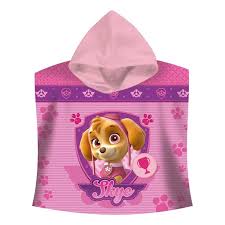 Paw Patrol poncho 60x120cm skye roos