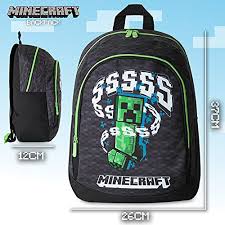 Minecraft ref MF4480 285 rugzak 46x33x22cm 3 vakken