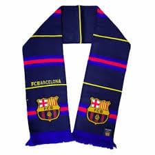 Barcelona sjaal met fijne strepen