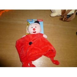 Bumbalu knuffeldoekje rood