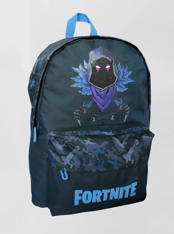 Fornite rugzak FO982117 42x33cm 1 groot vak en aan de binnen zijde een kleine vak en aan de buitenzijde nog een klein vakje