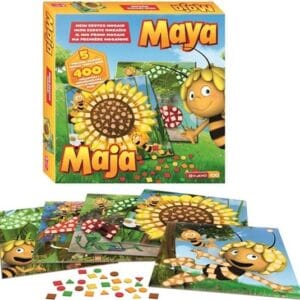Mijn eerste mozaïek met 5 kaarten en maar liefst 400 foam stickers! maak je eigen kunstwerkjes met deze leuke mozaiek van maya met 5 kaarten en 400 zelfklevende foam stickers voor kleine artiesten