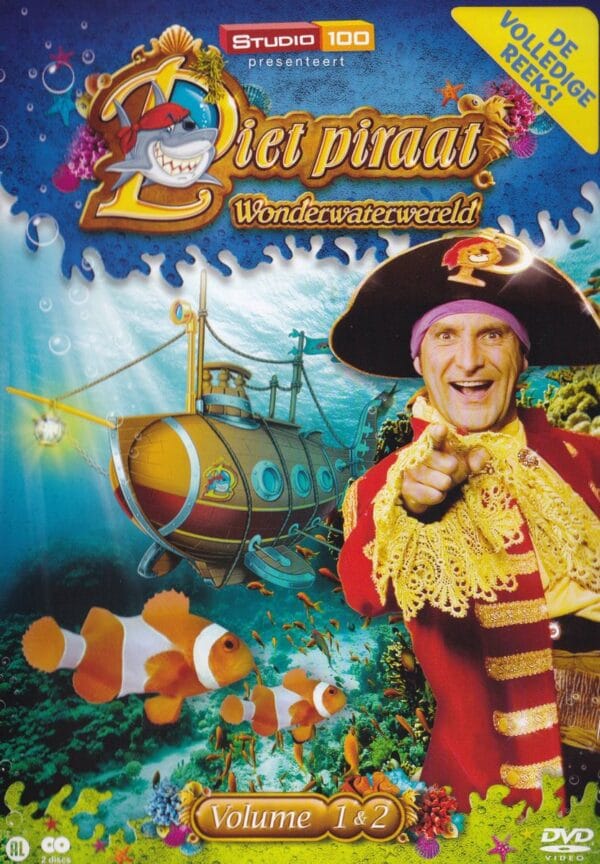 Piet Piraat wonderwaterwereld dvd