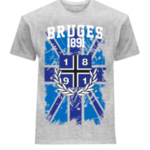 Club Brugge shirts grijs 1891 op