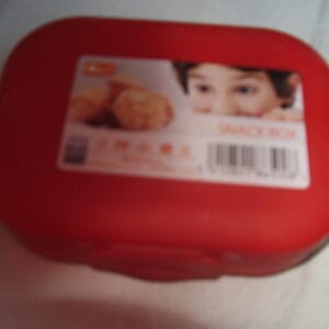 Snackbox rood