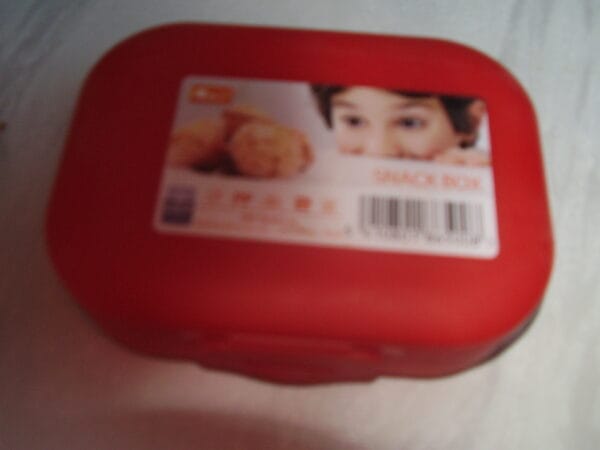 Snackbox rood