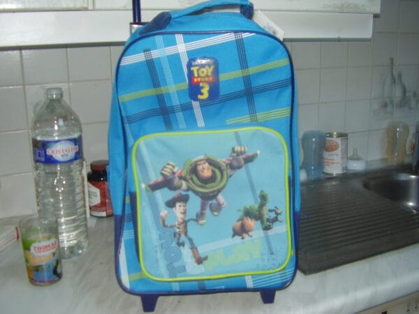 Toy Story trolley 37x26.50x17cm 1 groot vak en kleine vak