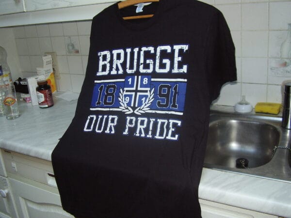 Club Brugge thirts 1891 zwart