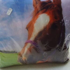 Paard kussen 31x32cm model 1
