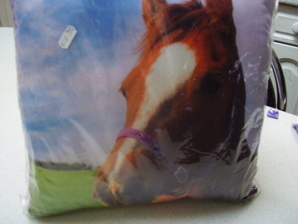 Paard kussen 31x32cm model 1