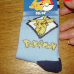 Pokemon sokjes 35/37 l blauw