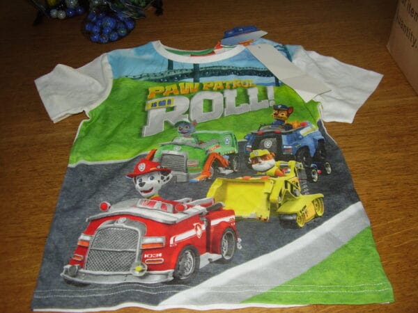 Paw Patrol thirts wit