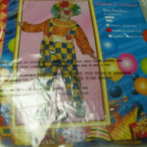 Clouwn pak kind includes jumpsuit