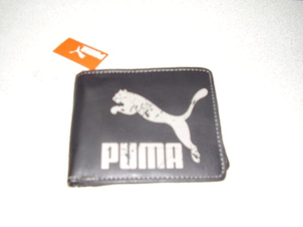 Puma portefuille zwart 11.50x9.50cm