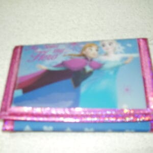 Frozen portefeuille 9x13cm vak voor kleine geld briefjes en kaarten