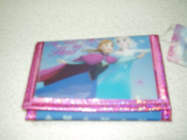 Frozen portefeuille 9x13cm vak voor kleine geld briefjes en kaarten