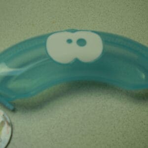 Bananendoos licht blauw