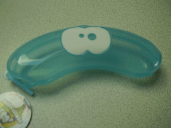 Bananendoos licht blauw