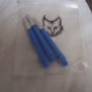 Shaft blauw met een draaitop 49 mm