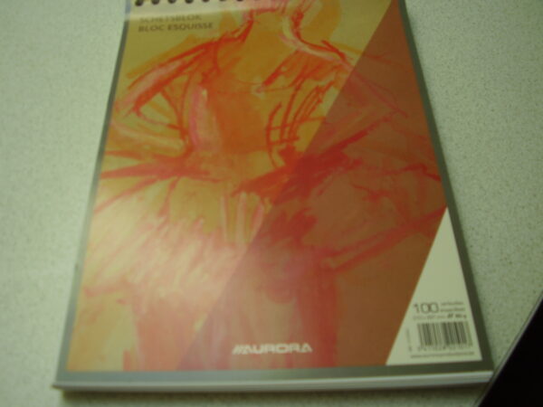 Aurora schetsblok 100 vellen 210x27mm 90gr wit