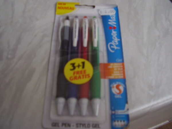 Paper Mate 4 stylo 3+1 gratis gel pen