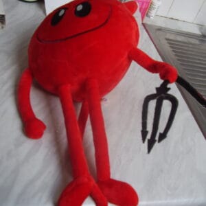 Emoji knuffel rood