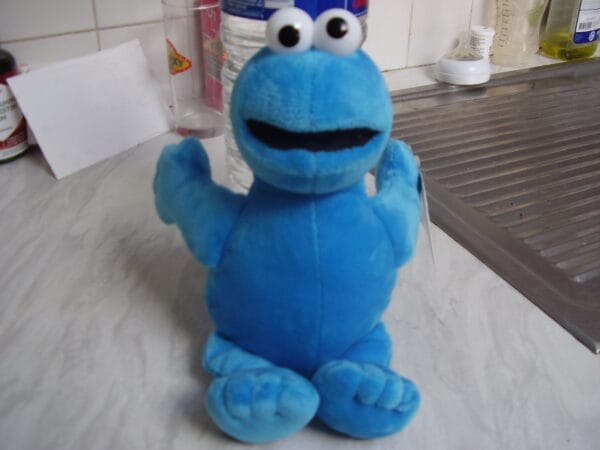 Sesamstraat knuffel blauw 26cm