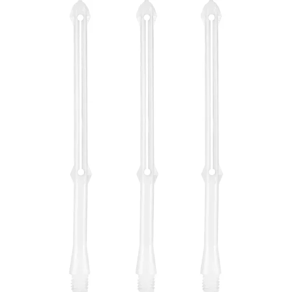 Sidewinger darts doorzichtig wit 3 in een zakje