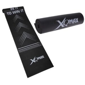 Let op! Een dartmat geeft nooit 100% bescherming tegen vallende dartpijlen. De XQ Max Foam Dartmat WIN IT beschermt de vloer en de pijlen wanneer deze uit het bord vallen of 'bouncen'. Doordat deze kwalitatieve dart mat van speciaal foam is gemaakt is deze mat zeer stijlvol en betaalbaar. De dart mat heeft de precieze maat van 300cm waardoor je op de mat staat. Afmetingen Dartmat: 300x62 cm