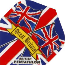 Darts flichts engelse vlag Great britain