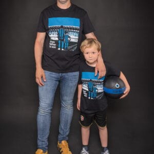 Club Brugge thirts papa en zoon