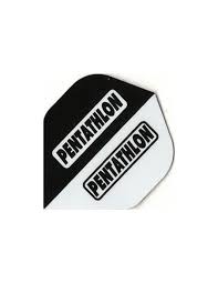 Pentathlon zwart met wit flight