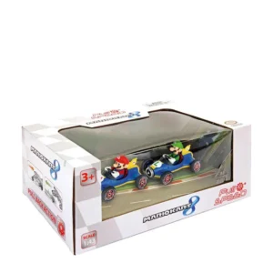 Super Mario mariokaart pull black action 2 stuks