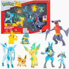 Pokemon 8 figuren battle ready