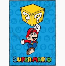 Super mario fleece deken 100x140cm