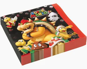 Super Mario servietten 20 stuks