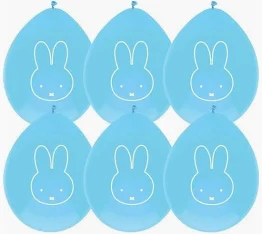 Nijntje 6 blauw ballon