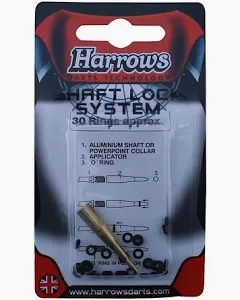 Harrouw shaft lock system