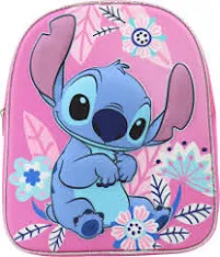 Stitch rugzak 3D 90411097 roos 32x12x26 cm