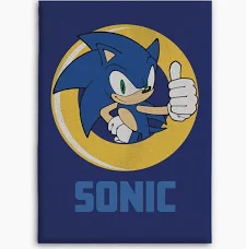 Sonic fleece deken 100x140cm
