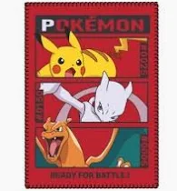 Pokemon fleece deken 100x140cm