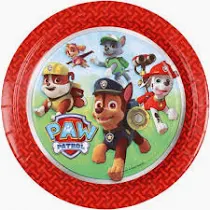 Paw Patrol 6 kartonnen bordjes