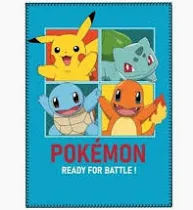 Pokemon fleece deken 100x140cm
